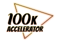 100k accelerator black logo